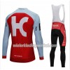 Set Fietsshirt Lange Mouw + Lange Koersbroek 2018 Team Katusha Alpecin N001